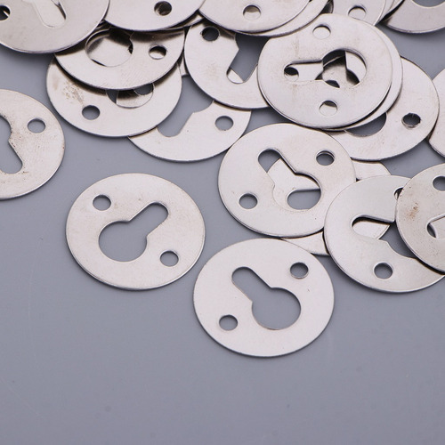 100x Perchas De Metal En Tono Plateado Soporte Para Colgar