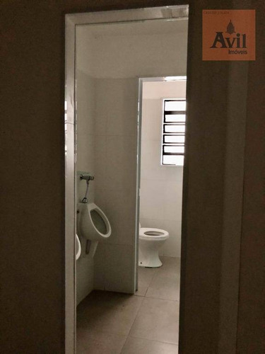 Salão Para Alugar, 313 M² Por R$ 8.800,00/mês - Jardim Etelvina - São Paulo/sp - Sl0084