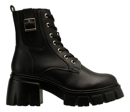 Botas Mujer Model S Militar Tacon Plataforma