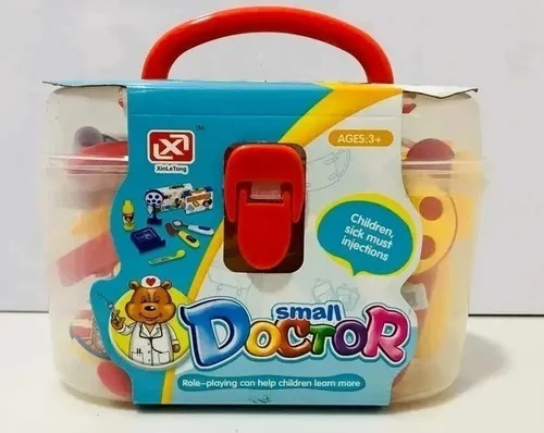 Kit Set Maletin Neceser De Doctor Estetoscopio Para Niños