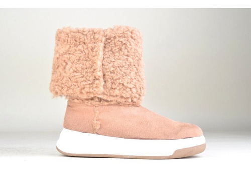 Imagen 2 de 6 de Botas De Corderito Abrigadas De Mujer Gamuza Kaila - Ferraro