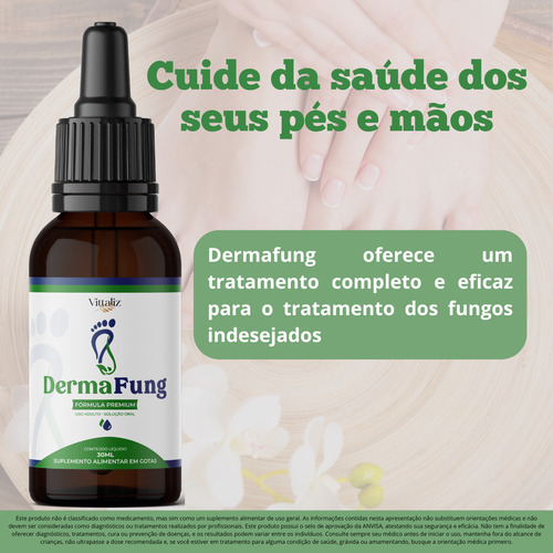 3x Dermafung 30ml Original - Formula Oficial - Envio Hoje
