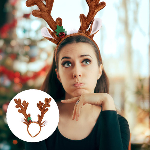 Ciieeo - Diadema De Cuernos De Reno, Diadema De Navidad, Cue