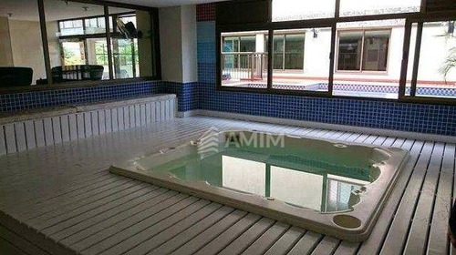Imagem 2 de 6 de Flat Com 1 Dormitório À Venda, 50 M² Por R$ 370.000,00 - Camboinhas - Niterói/rj - Fl0021
