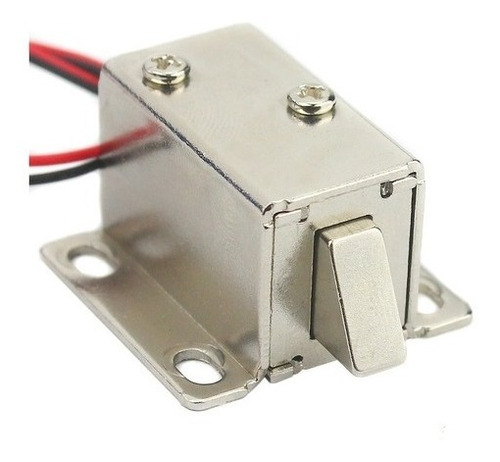 Mini Fechadura Solenoide Eletrônica 12v Para Arduino 