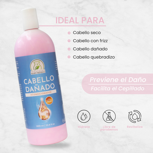 Acondicionador Para Cabello Dañado (1 Litro)