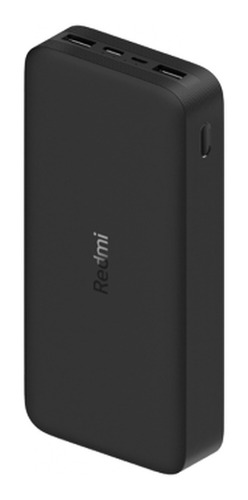 Xiaomi Redmi 18w Fast Charge Power Bank 20000mah Color Negro