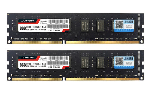 Memoria Ram Juhor Ddr3 16gb (2x8gb) 1600mhz P/computadora