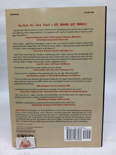 Big Brands Big Trouble: Lessons Learned The Hard Way (Usado)