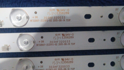 Tira De Led Tv Talent Asi-32hd Precio X 3 Tiras (Usado)