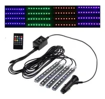 Comprar 4 Tiras Led Rgb 16 Colores Control Remoto Auto Tunning Piso