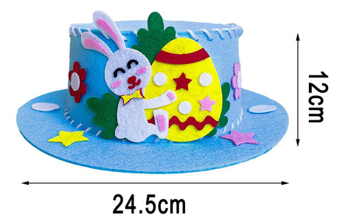 Kits De Materiales Para Capó De Pascua Diy Para Azul