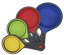 Comprar Tazas Medidoras De Silicón - Tazas Medidoras Retráctiles