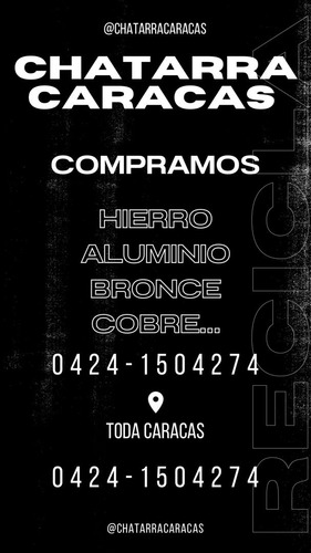 Compra De Chatarra Hierro Acero Aluminio Cobre A Domicilio