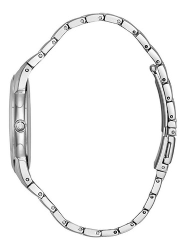 Imagen 3 de 5 de Reloj Bulova Hombre 96b015 Classic Acero Plateado Calendario