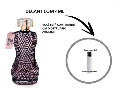 O Boticário Glamour Secrets Black Desodorante Colônia 4ml Perfume Feminino Tamanho Viagem