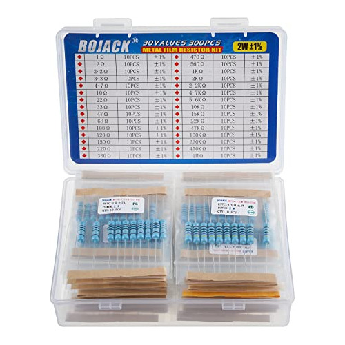 Kit Resistencia 300 Piezas 30 Valores