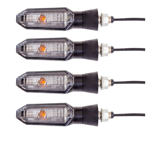 Imagem 3 de 8 de Kit 4 Pisca Led Seta Cb Twister 250 Cb300 Universal + Rele