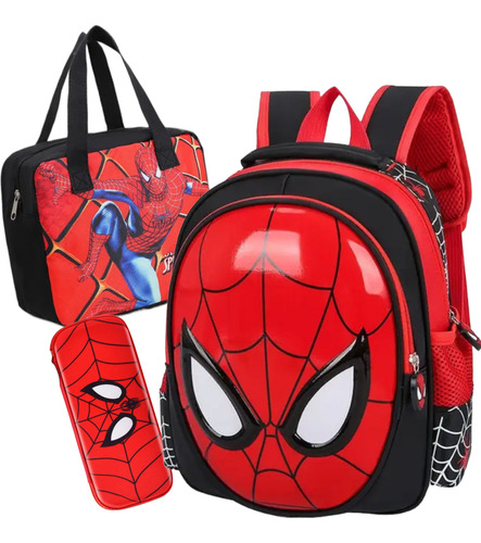 Mochila Spiderman Para Niños De Kinder O Preescolarr