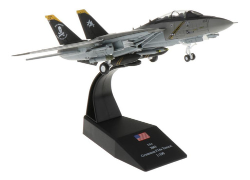 F-14 Avión De Modelo 1/100 Escala Aolly Diecast Avión De