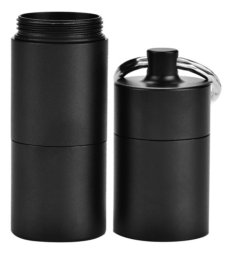Pastillero Botella De Aleación Aluminio Impermeable Portátil