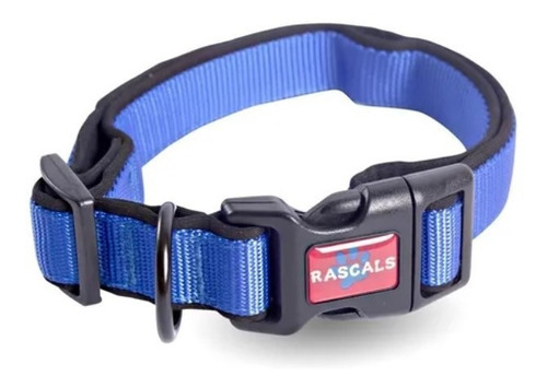 Collar Para Perros 1,5 Cm X 25 A 35,5 Cm Regulable Rascals S Color Azul