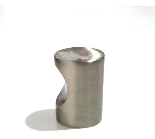 Set De3 Tirador De Pomo O Tipo Botón De Niquel Sepillado 2.5