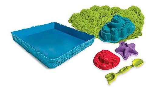 Imagen 6 de 8 de Kinetic Sand Sandcastle Set With 1lb Of Sand, Molds And Tool