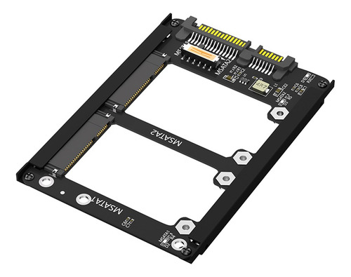 Doble Msata Ssd A 2.5 Pulgadas Iii Con Soporte De Marco, Ret