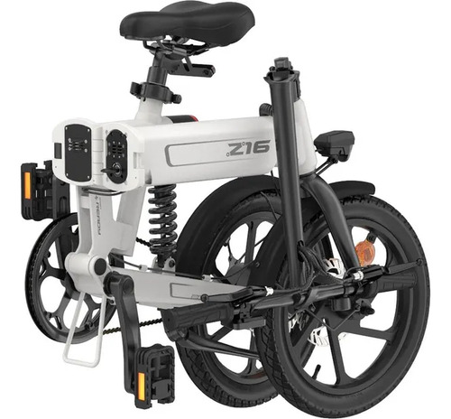 Bicicleta Eléctrica Plegable Xiaomi Himo Z16 Con Ruedas De 1 Blanco