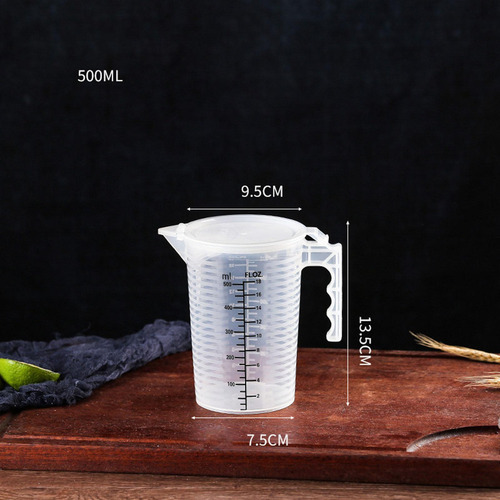 5 Uds Jarra De Agua De Plástico Transparente Con Tapa Para