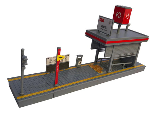 @ Estación De Metro En Miniatura, Modelos De Construcción