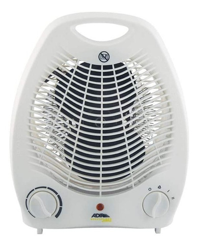 Ventilador Calefactor De Escritorio Adir 4802 Portátil Blanc