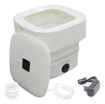 Comprar Mini Máquina Lavar Roupas Balde Lavadora Dobrável Portátil Cor Branco