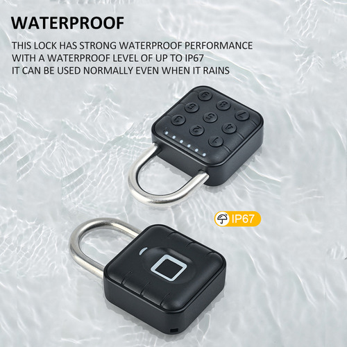 Candado Con Botón Alto Y Candado De Bloqueo Cr2032 Smart Pow