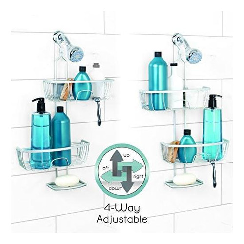 Caddy De La Ducha De Zenna Home Home Caddy Organizador De De