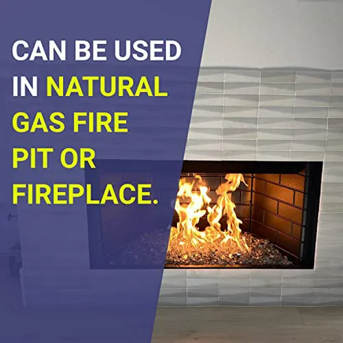 Quemador American Fire Glass Ss-h-36 De Acero Inoxidable Est