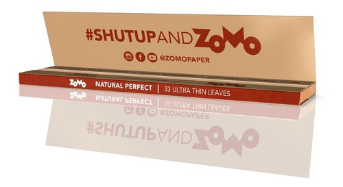 Imagem 3 de 4 de Caixa De Seda Zomo Natural Perfect C/ 50 Un Envio Imediato