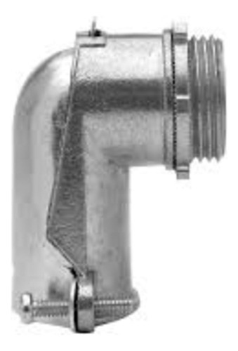 25 Pzs. Conector Curvo Para Tubo Flex 1/2