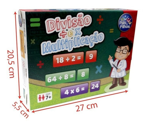 Matemáticas, aprendizaje mediante juegos educativos, división y multiplicación