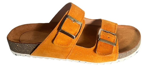 Sandalias Afrika Bruselas Cuero Gamuza Mujer Verano