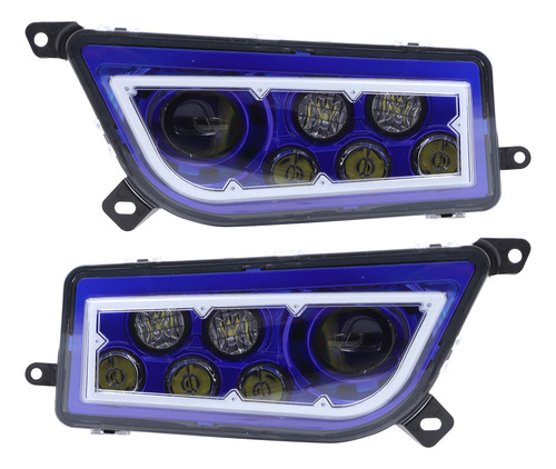 Faros Delanteros Led Para Vehículos Todo Terreno, Color Azul