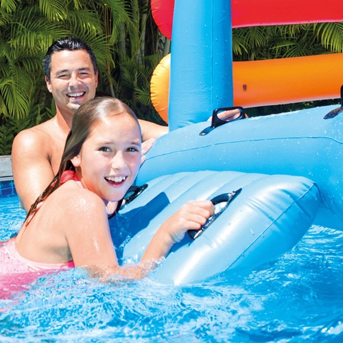 Imagen 4 de 5 de Tobogan Isla Inflable Flotante Intex #58294