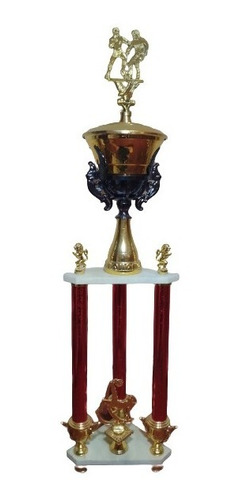 Trofeo Copa Alada / 3 Columnas / 70cm / Sticker