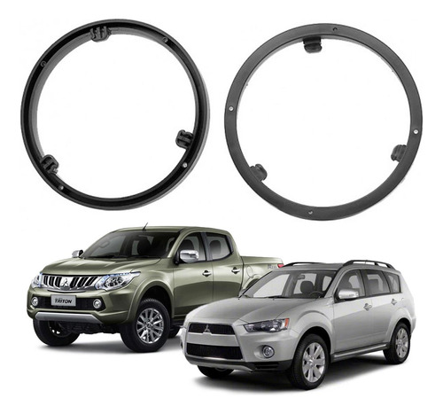 Aros Adaptadores 6,5 Pulgadas Mitsubishi L200 Lancer