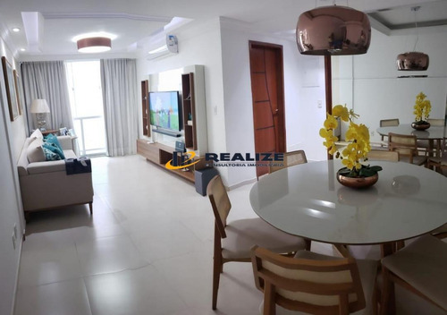 Imagem 1 de 15 de Apartamento No Flamboyant Com 2 Quartos E 1 Suíte Todo Em Porcelanato - 876