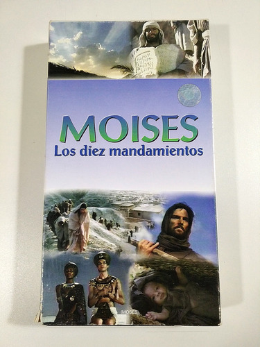 Moises Los Diez Mandamientos Burt Lancaster Vhs Subtitulado