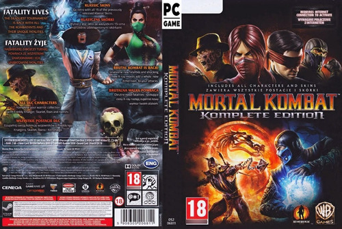 Mortal Kombat Komplete Edition Pc - Steam - Entre Inmediata