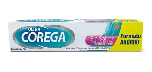 Ultra Corega X 70 Grs Sin Sabor Con Formula Ultra Adhesiva