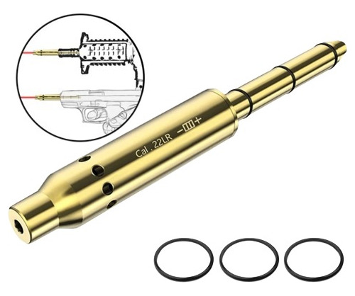 Colimador Regulagem Laser Bullet .22 .32 7.62 7.65 R Bullets